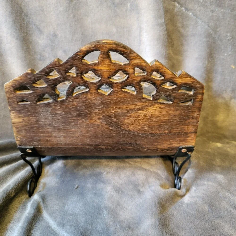 Intricately Carved Wooden Box